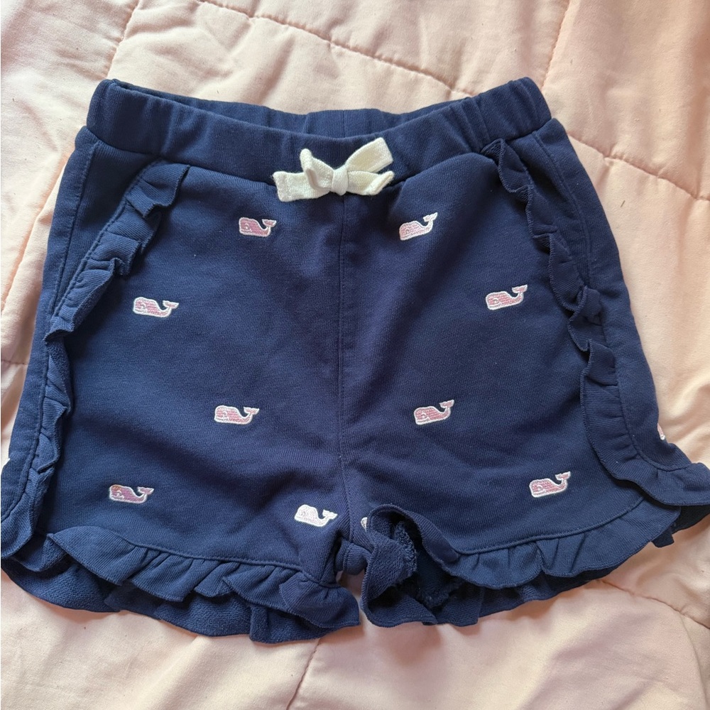 Vineyard Vines Navy Shorts with Whale Design NWOT